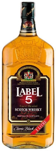 Label 5 Whiskey 40% 1L