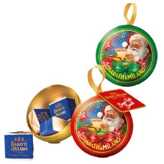 Baratti&Milano Tin Christmas ball 42g