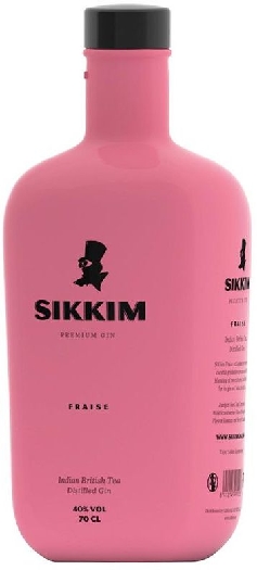 Sikkim Fraise gin 40% 0.7L