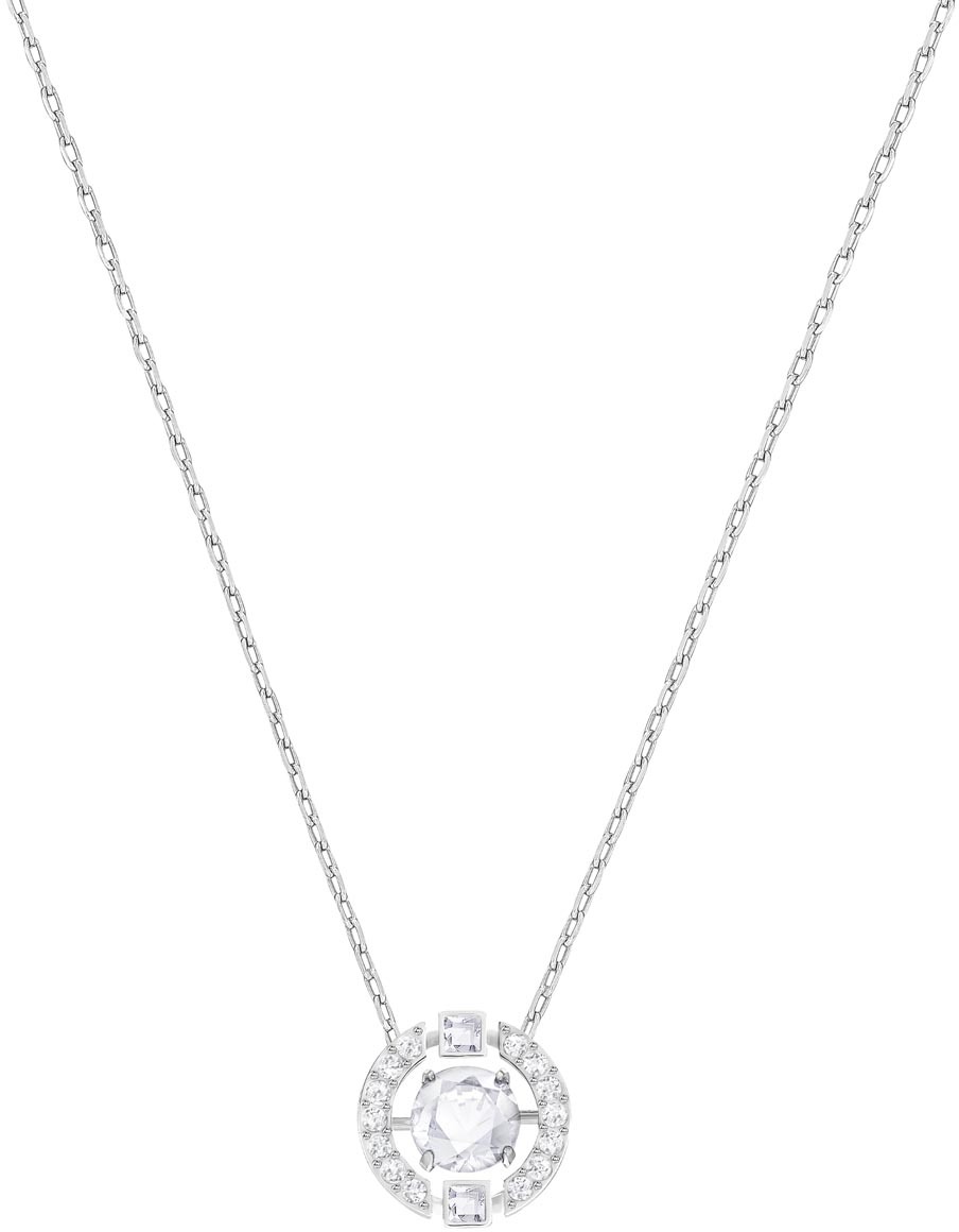 Swarovski Necklace 5492234 Sparkling DC, white, non precious alloy, rhodium plated, SS Swarovski Necklace 5492234 Sparkling DC, white, non precious alloy, rhodium plated, SS