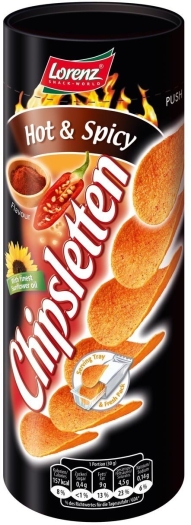 Lorenz Chipsletten Hot Spicy 100g