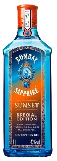 Bombay Sapphire Sunset Gin 43% 1L