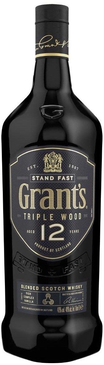 Grant's Triple Wood 12YO 40% 1L