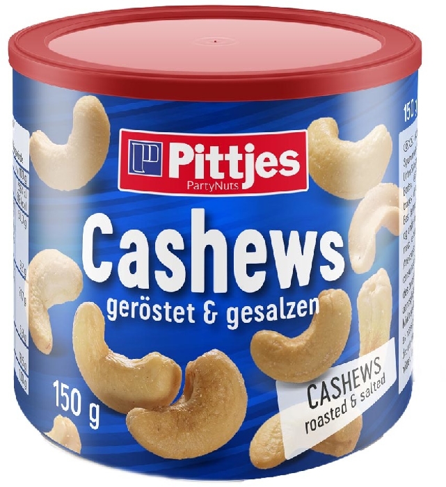 Pittjest Cashews Salt Tin 150g