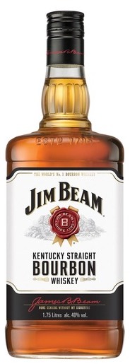 Jim Beam White Kentucky Straight Bourbon Whiskey 40% 1.75L Jim Beam White Kentucky Straight Bourbon Whiskey 40% 1.75L