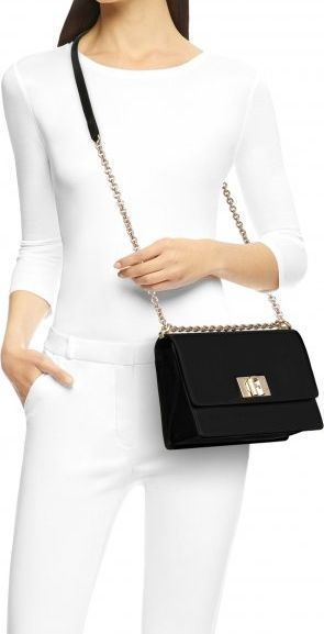 Furla 1927 S Crossbody, Black 1064448 Furla 1927 S Crossbody, Black 1064448
