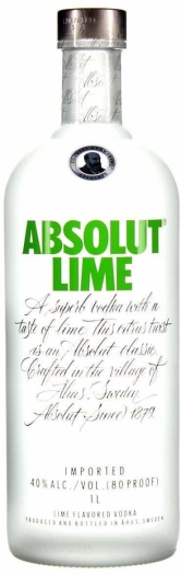 Absolut Vodka Lime 40% 1L