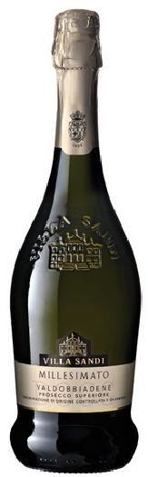 Villa Sandi Millesimato, Prosecco Valdobbiadene Superiore, DOCG, brut white sparkling wine 0.75L