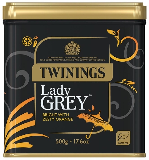 Twinings Lady Grey in tins 500g