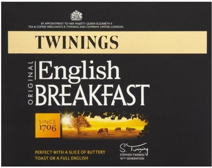 Twinings English Breakfast in tin