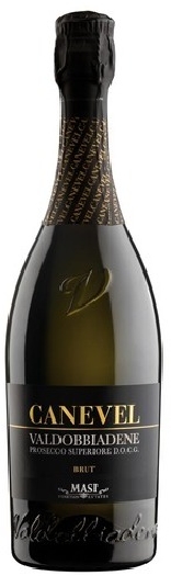 Canevel Black Label Valdobbiadene Prosecco Superiore DOCG, White Brut Sparkling Wine 0,75L