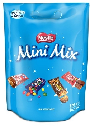 Nestle Mini Mix Chocolates Sharing Bag 520g