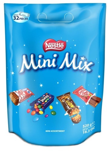Nestle Mini Mix Chocolates Sharing Bag 520g Nestle Mini Mix Chocolates Sharing Bag 520g