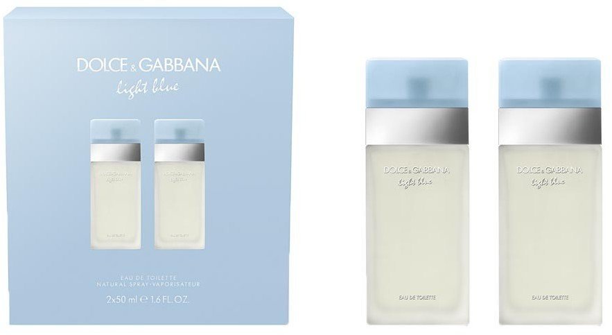 dolce&gabbana light blue mini duo set