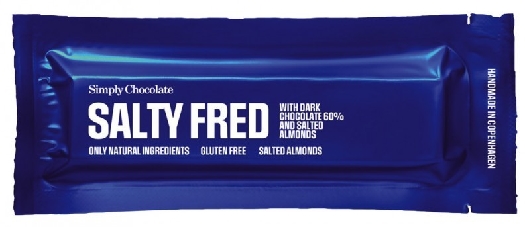 Simply Chocolate Salty Fred Chocolate bar 40g