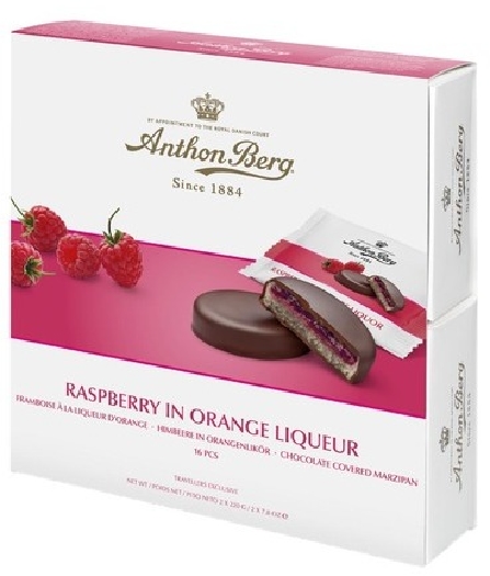 Anthon Berg Raspberry in Orange Liqueur 989950 440g