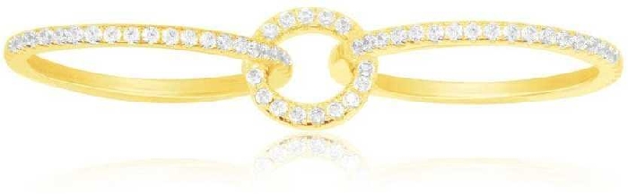 APM Monaco Limited Edition Glamour Yellow Silver Ring
