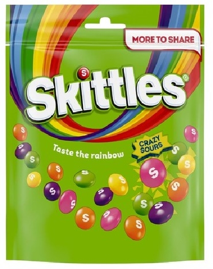 Skittles 466536 Crazy Sours 318g