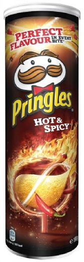 Pringels Chips Hot&Spicy 165g