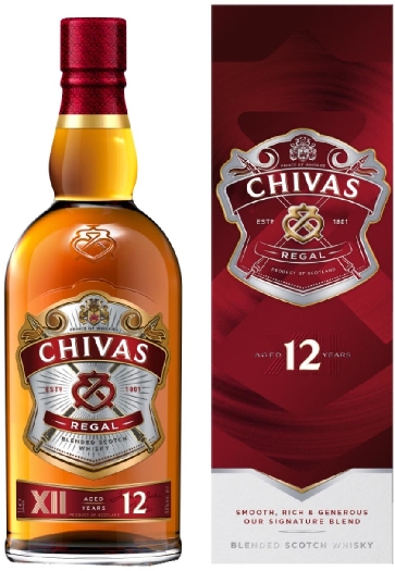 Chivas Regal Blended Scotch Whisky 12y 40% 1L in duty-free at 