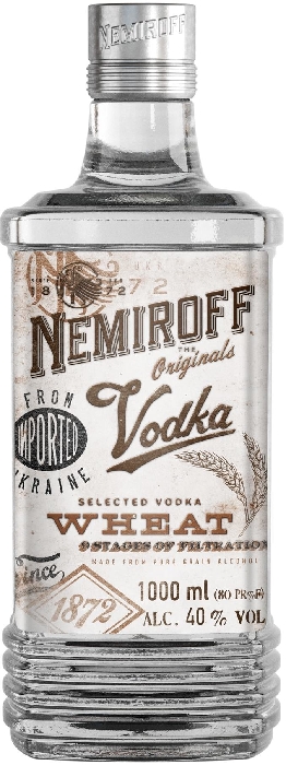 Nemiroff Originals "Nemyriv Wheat Ukrainian Vidbirna"40% 1,0L