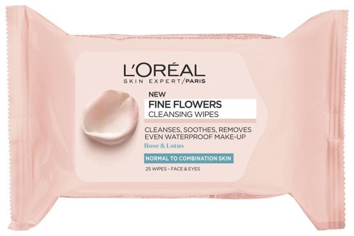 L'Oreal Fine Flowers Cosmetic Wipes 50g