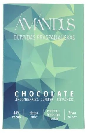 Amandus White chocolate 50g