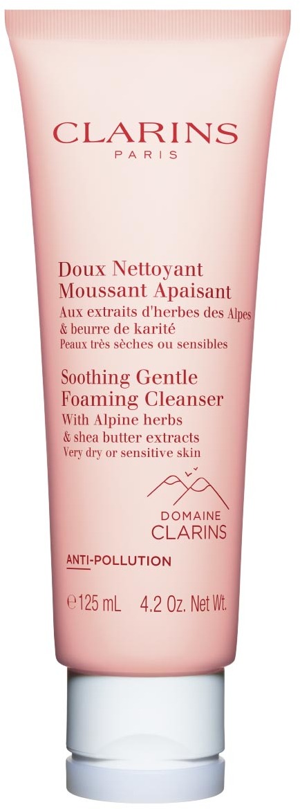 Clarins Cleansing Soothing gentle Foaming Cleanser 125ml Clarins Cleansing Soothing gentle Foaming Cleanser 125ml