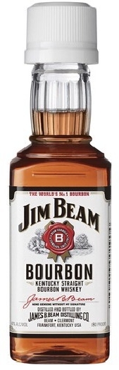 Jim Beam White Kentucky Straight Bourbon Whiskey 40% 0.05L PET*
