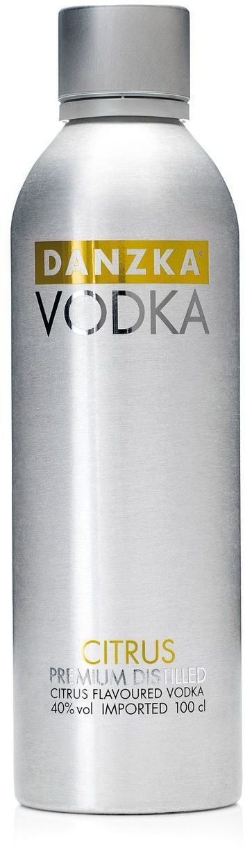 DANZKA at 40% bordershop duty-free Citrus 1L Vodka in Tysa Chop