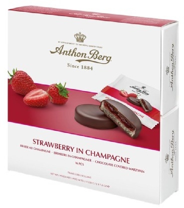 Anthon Berg Strawberry in sparkling wine 984550 440g