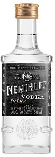 Nemiroff De Luxe Vodka 40% 0.05L