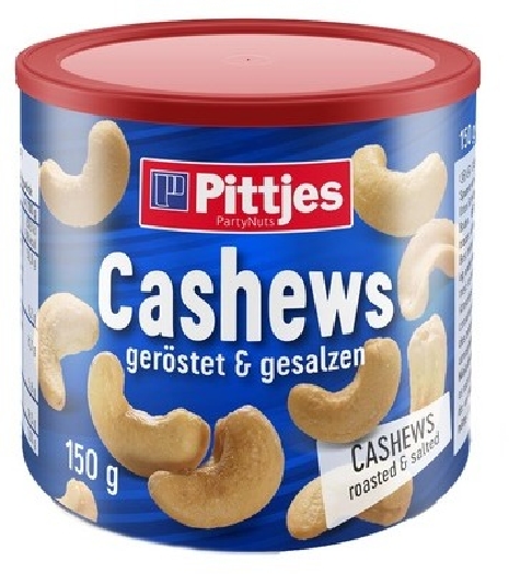 Pittjest Cashews Salt Tin 150g