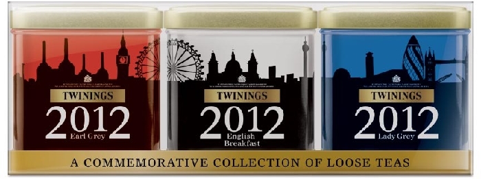 Twinings Skyline Tea Collection. A collection of Earl Grey English Breakfast and Lady Grey Tea 3x100g