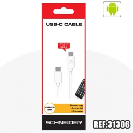 Dea Cable Usb C To Usb C 1M Wh 3130 Dea Cable Usb C To Usb C 1M Wh 3130