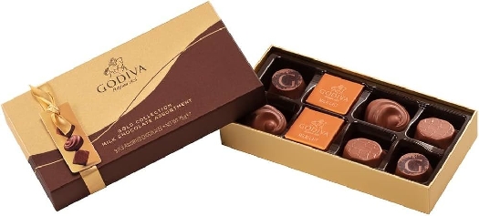 Godiva GOLD ALL MILK Chocolate 75 g