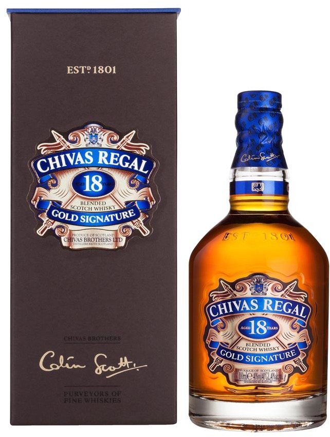 Chivas Regal Blended Scotch Whisky 12y 40% 1L in duty-free at bordershop  Porubne