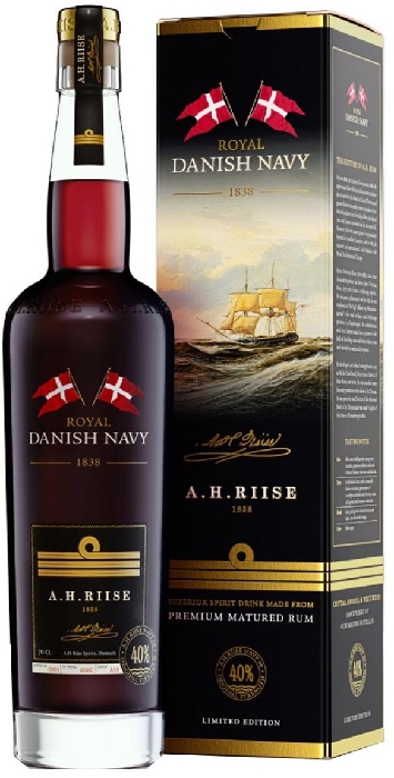 A.H. Riise Royal Danish Navy Rum 40% 0.7L