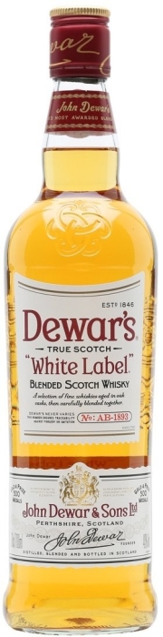 Dewar's True Scotch White Label Blended Scotch Whisky 40% 1L