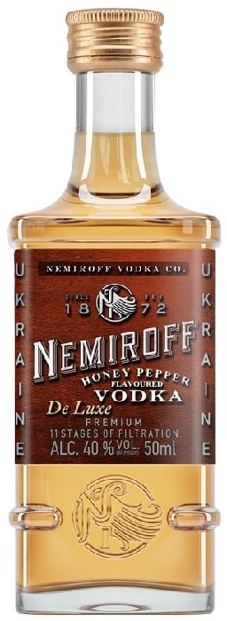 Nemiroff De LUX Honey Pepper 40% 0.05L