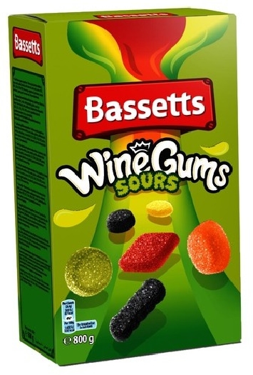 Bassett's Sour Winegums 4008815 800g