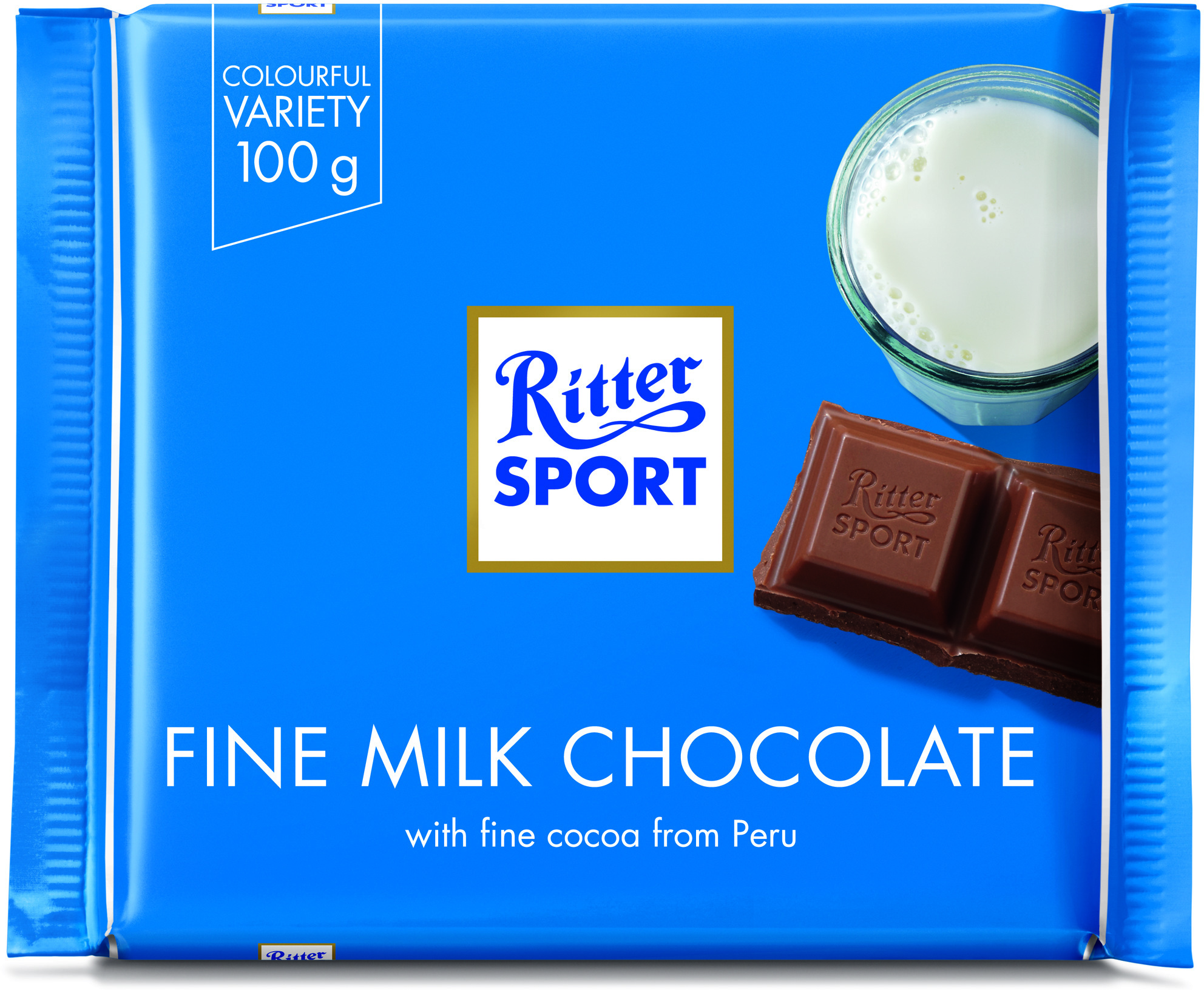 Ritter Sport Extra Fine Milk Chocolate Ritter Sport Extra Fine Milk Chocolate
