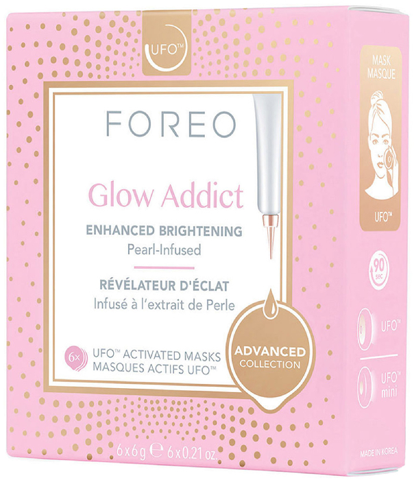 Foreo UFO Masks Glow Addict x 6 brightening
