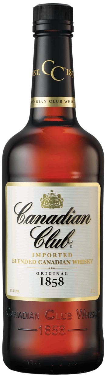Canadian duty-free 40% Canadian at 1L Blended Vilnius in airport Club Whisky