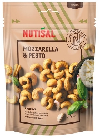 Nutisal Cashews Mozzarella&pesto 140g