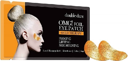 OMG Double-Dare "Recovery" eye patches gold