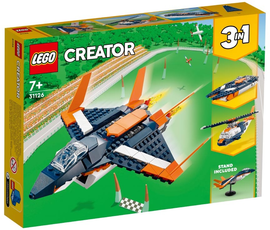 Lego, Lego Creator,Supersonic jet Lego, Lego Creator,Supersonic jet