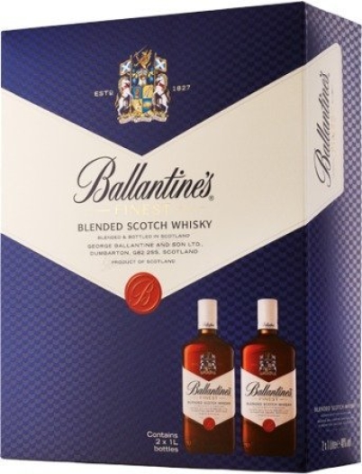 Ballantine's Finest 40% Whisky Twin Pack 2x1L