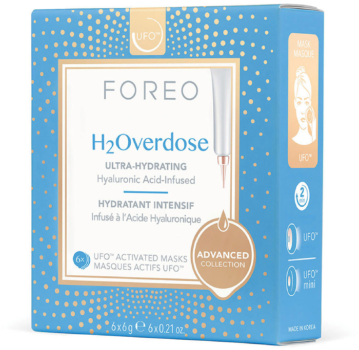 Foreo UFO Masks H2Overdose x 6 ultra-hydrating