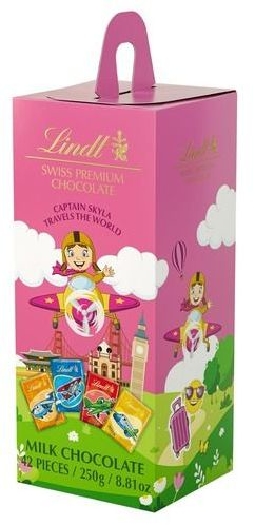 Captain Skyla Easy-To-Carry Gift Box Filled With Lindt Napolitains 396166 250g